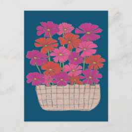 Cartão Postal Bushel do Cosmos Brilhante