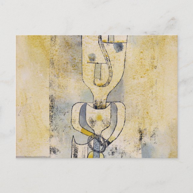 Cartão Postal Buste de Paul Klee (Frente)