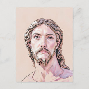 Cartão Postal BUSTO DE CRISTO O SALVADOR por MICHELANGELO 2026