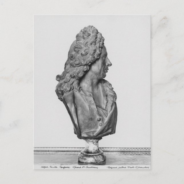 Cartão Postal Busto de Gerard Audran (Frente)