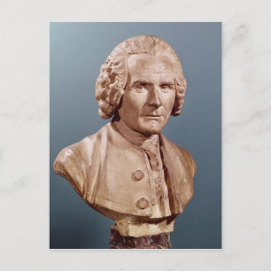 Cartão Postal Busto de Jean-Jacques Rousseau