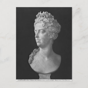 Cartão Postal Busto de Marie-Adelaide de Savoie