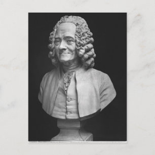 Cartão Postal Busto de Voltaire