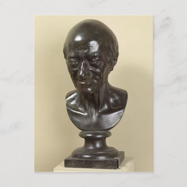 Cartão Postal Busto de Voltaire 1778 (Frente)