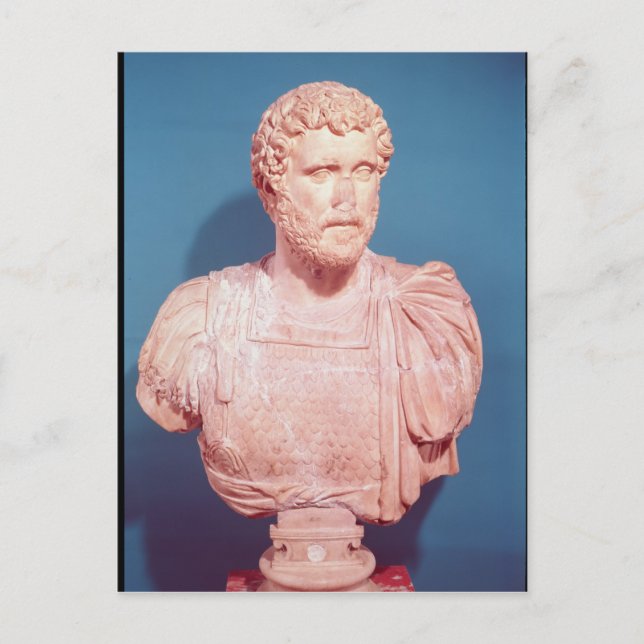 Cartão Postal Busto do Imperador Antoninus Pius (Frente)