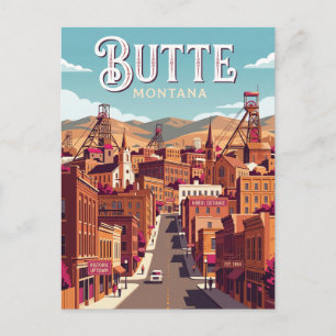 Cartão Postal Butte EUA