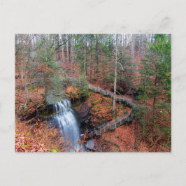 Cartão Postal Buttermilk Falls, Condado de Indiana, Pensilvânia