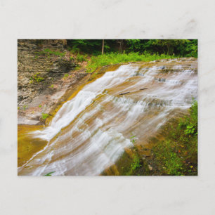 Cartão Postal Buttermilk Falls State Park, Nova York