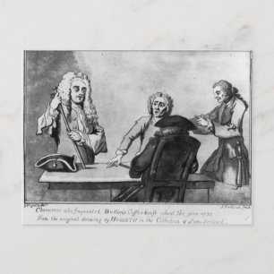 Cartão Postal Buttons Coffee House, 1730