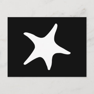Cartão Postal BW Starfish