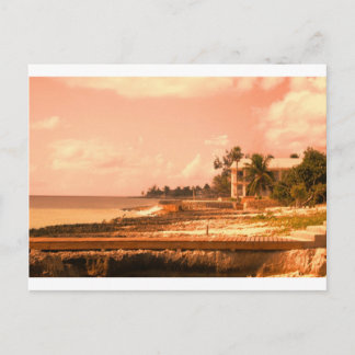 Cartão Postal By The Ocean (Peach Tone)