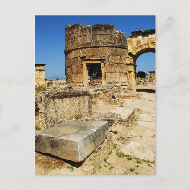 Cartão Postal BYZANTINE GATE - Hierapolis (Frente)