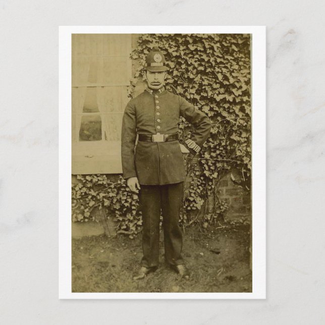 Cartão Postal C 123 Polícia de Liverpool 1907 (Frente)