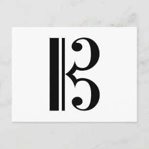 Cartão Postal C-Clef