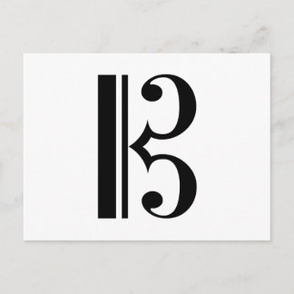 Cartão Postal C-Clef