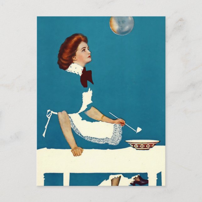 Cartão Postal C Coles Phillips “Ilusão” Capa de Revista (Frente)