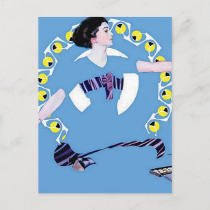 Cartão Postal C Coles Phillips “Um Brinquedo Problemático” Garot