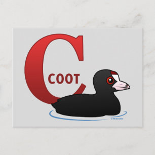 Cartão Postal C é para Coot