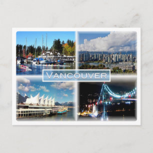 Cartão Postal CA Vancouver - Parque Stanley - Yaletown -