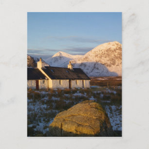 Cartão Postal Cabana Blackrock, Glencoe, Highlands, Escócia 3