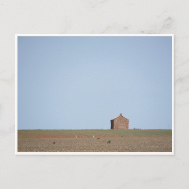 Cartão Postal cabana de invasores (Frente)