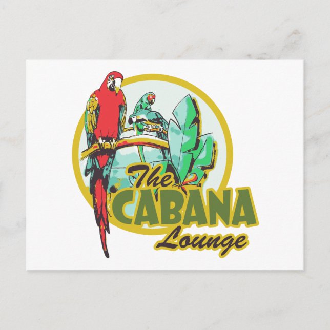 Cartão Postal Cabana Lounge (Frente)