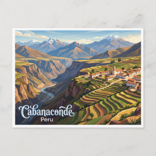 Cartão Postal Cabanaconde Peru