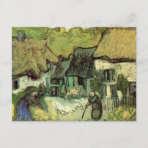 Cartão Postal Cabanas de Colmo em Jorgus por Vincent van Gogh