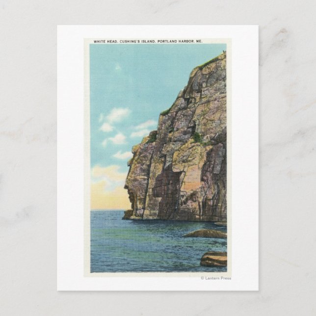 Cartão Postal Cabeça Branca no Porto de Portland (Frente)