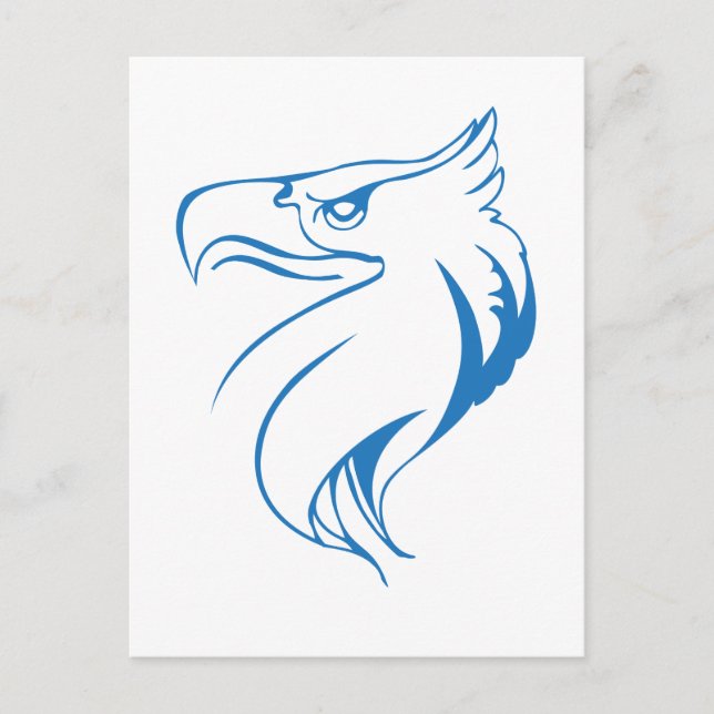 Cartão Postal Cabeça de águia (Frente)