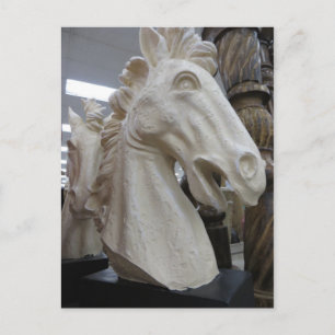 Cartão Postal Cabeça de Cavalo Decorativo