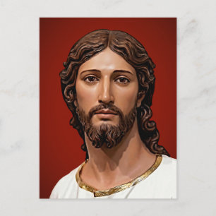 Cartão Postal Cabeça de Cristo por Mark Edward Westerfield confo