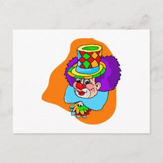 Cartão Postal Cabeça de Palhaço Hobo