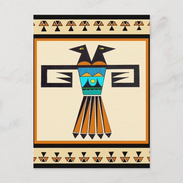 Cartão Postal Cabeça de Pássaro Gêmeo Sudoeste (Frente)