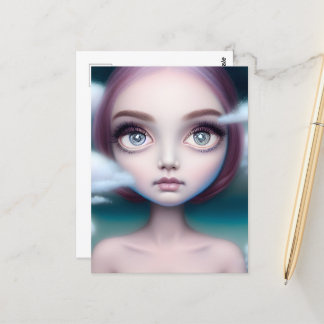 Cartão Postal Cabeça nas nuvens