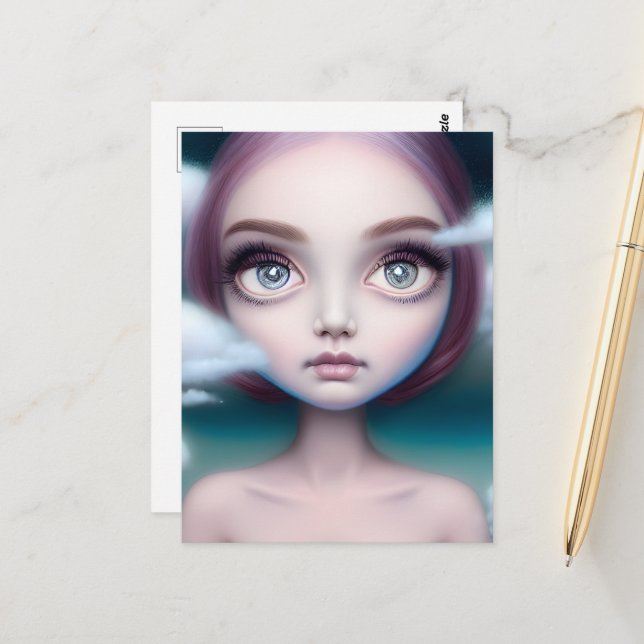 Cartão Postal Cabeça nas nuvens (Frente/Verso In Situ)