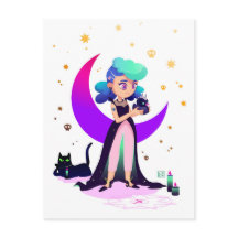 Cabelo Azul e Pato Gótico