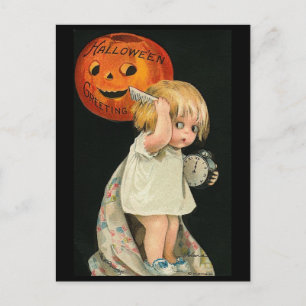 Cartão Postal Cabelo Combing de Criança