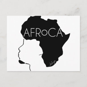 Cartão Postal Cabelo Negro Natural Afro