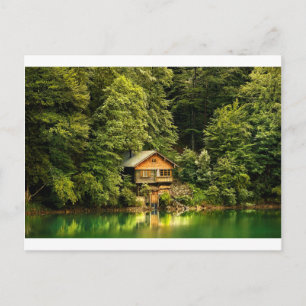 Cartão Postal Cabin Lake House