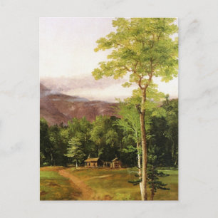 Cartão Postal Cabina na floresta, North Conway, NH
