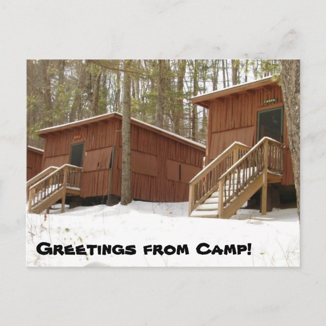 Cartão Postal Cabine no inverno! (Frente)