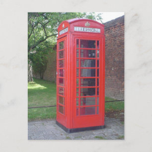 Cartão Postal Cabine telefônica da Inglaterra