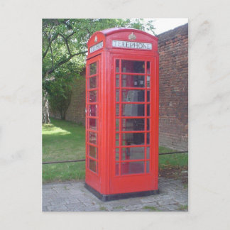 Cartão Postal Cabine telefônica da Inglaterra