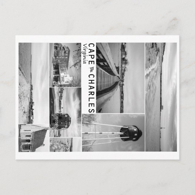 Cartão Postal Cabo Charles. (Frente)