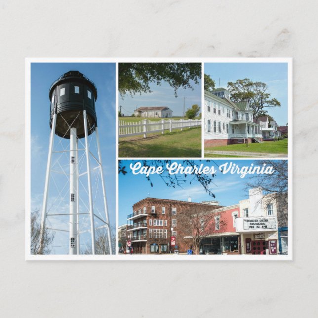 Cartão Postal Cabo Charles. (Frente)