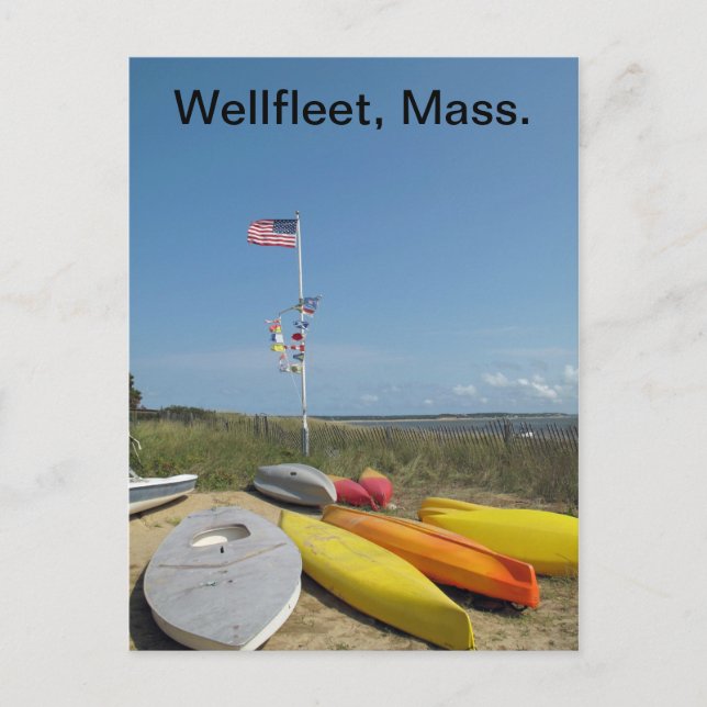 Cartão Postal Cabo Cod Boatyard (Frente)