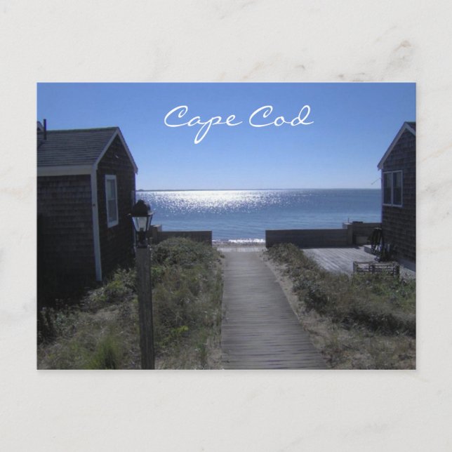 Cartão Postal Cabo Cod Massachusetts no cartão-postal Dusk (Frente)