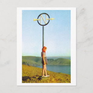 Cartão Postal Cabo do Norte, ponto mais setentrional da Europa c