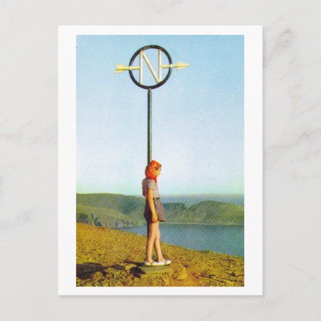 Cartão Postal Cabo do Norte, ponto mais setentrional da Europa c (Frente)